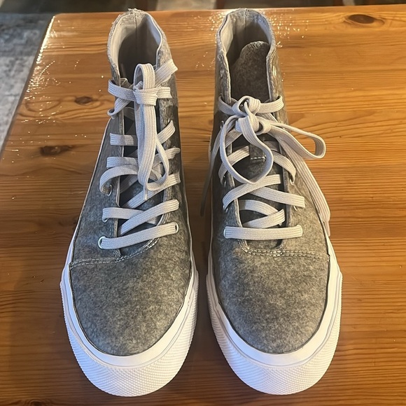 Converse Felt High Top With Lunarlon  Gray Size 10 - Picture 2 of 11